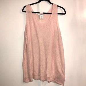 Plus size  pale pink sweater top